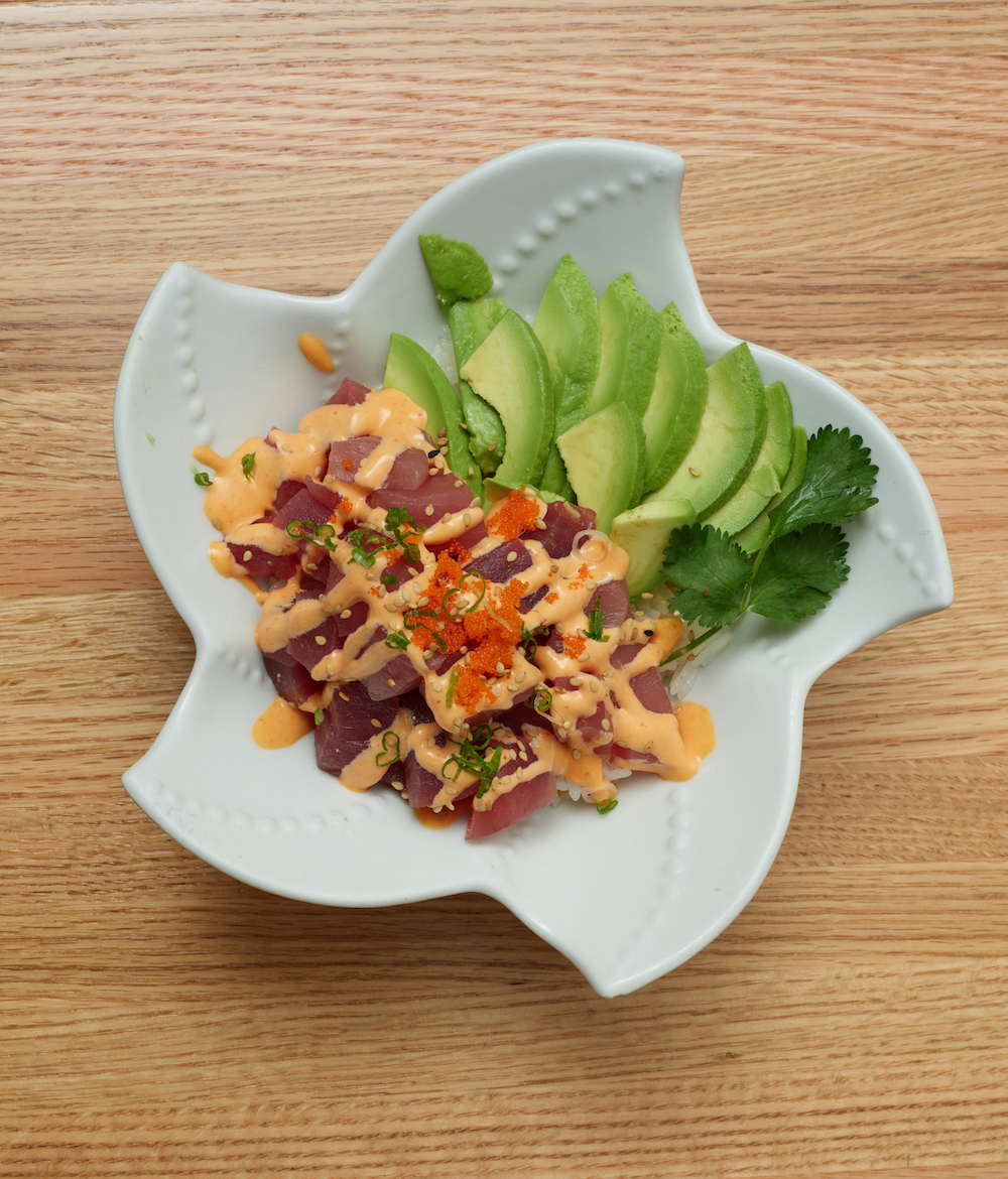 The STAR of the show! Try our Tuna Poke appetizer to start your meal ⭐️