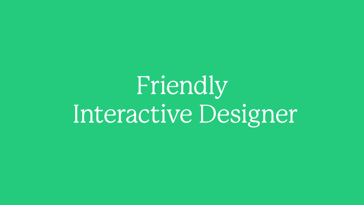 Friendly Design Co. tweet media