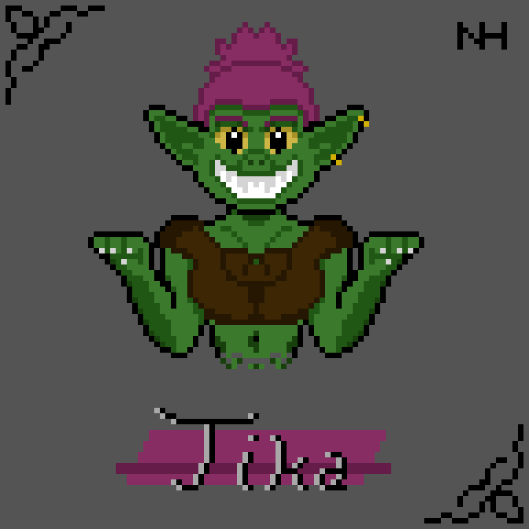 SecondToMost's tweet image. Goblin? Sure, why not? #pixelart