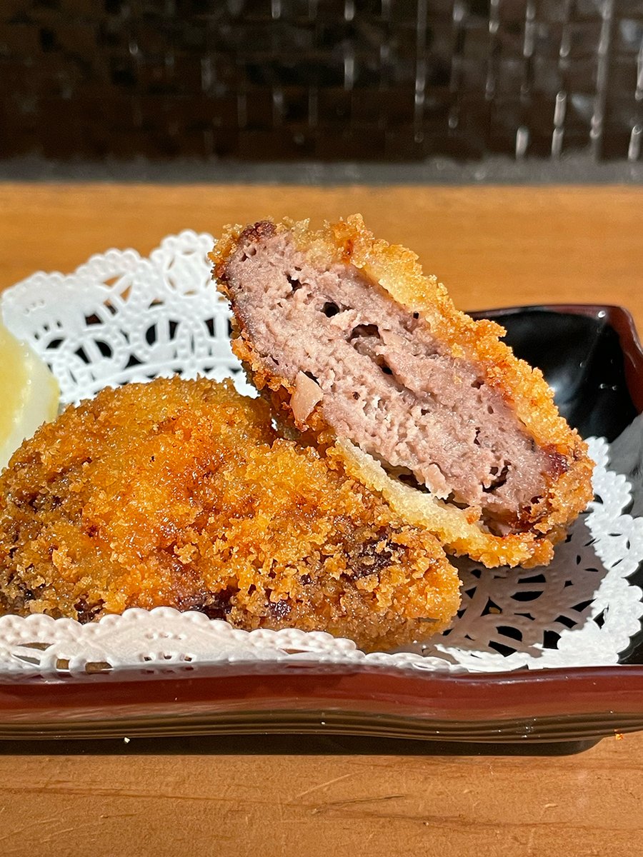 DaikokuyaRamen's tweet photo. #Collaborative project #Daikokuya ✖️#Midoh You can eat that Midoh's #menchikatsu at Daikokuya! You can eat Daikokuya's #dumplings at Midoh! https://t.co/58JgFrwEwA