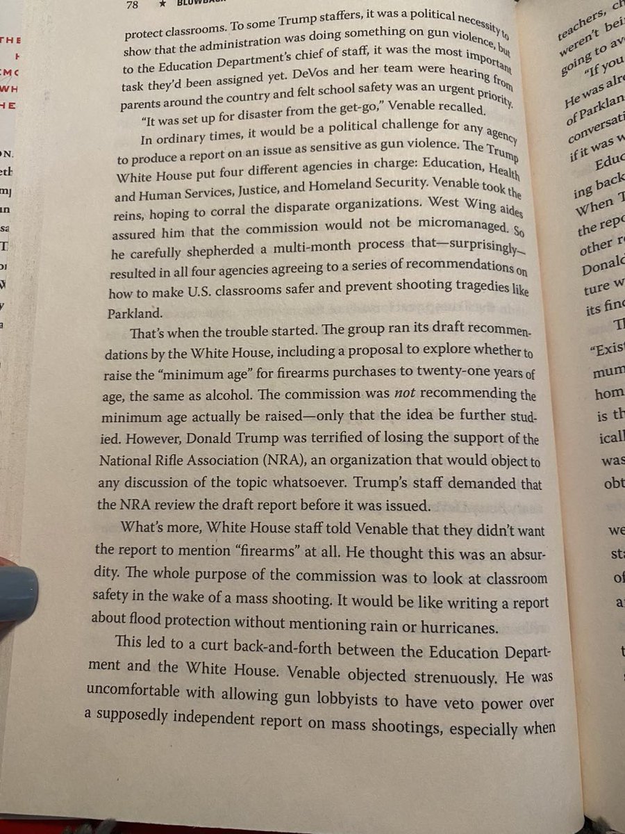 fred_guttenberg's tweet photo. (1,2) I thought I knew everything about the last administration and its response to the Parkland shooting.  However, the new @MilesTaylorUSA book Blowback adds some new and infuriating details.  The fact of how involved the NRA was in the response was worse than I thought. https://t.co/DtMKOCwvq2