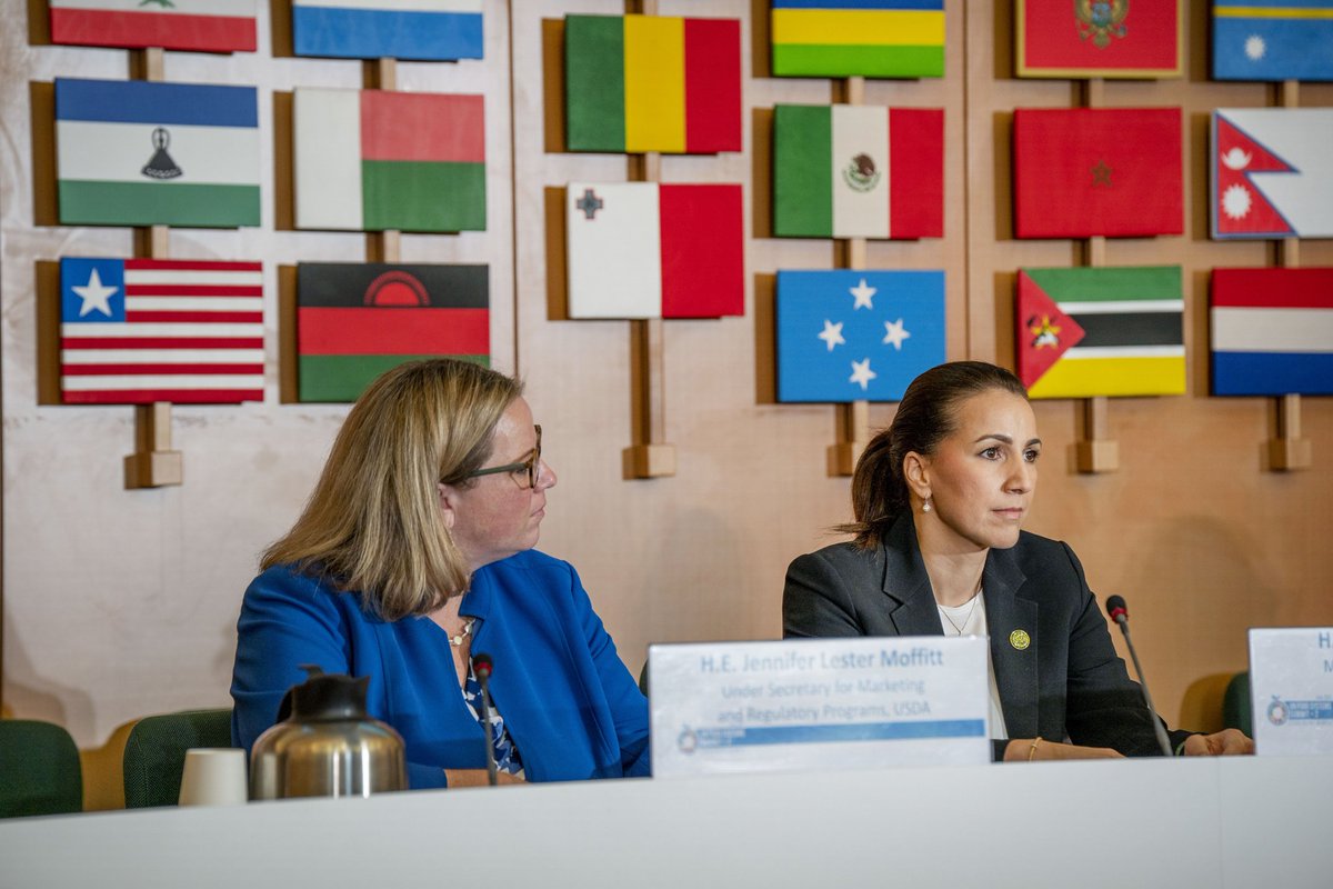 mariammalmheiri's tweet image. In my last participation during #UNFSS2023, I joined the Leadership Dialogue on Science, Technology, and Innovation, where I highlighted how the UAE was able to unlock multiple benefits for people and the planet through its national, regional, and global food systems strategies.…