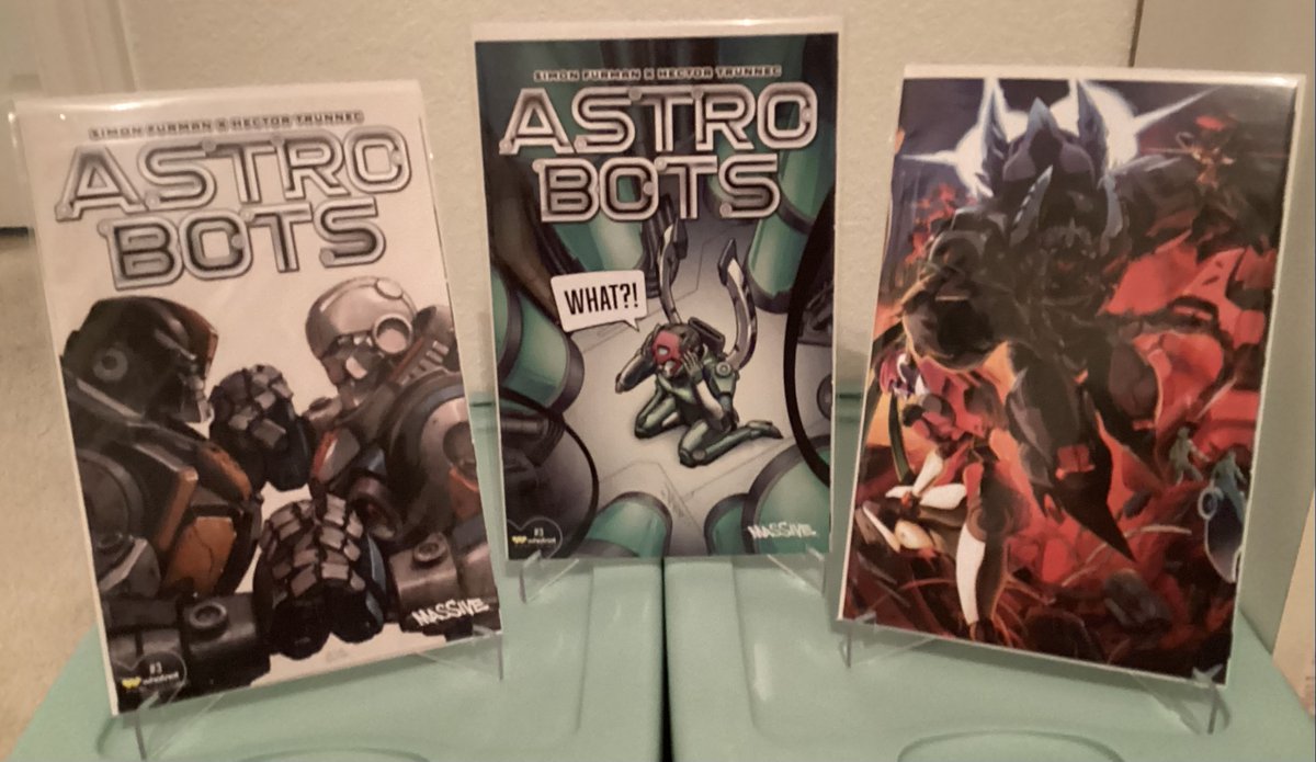 Just Arrived!! #Astrobots #3 (Variants) #3 B By Hector Trunnec @Trunnec #3 C By Winston Chan @CWingsyun #3 D By Phillip Knott @hinomars19