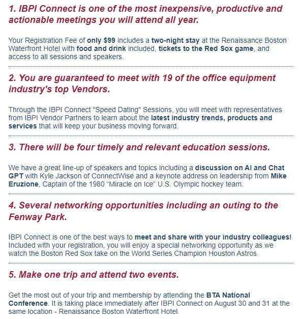 IBPIgroup's tweet photo. Here are 5 reasons you need to be in Boston next month!...
https://t.co/LWSV7JpG4m https://t.co/izMIheXNJN