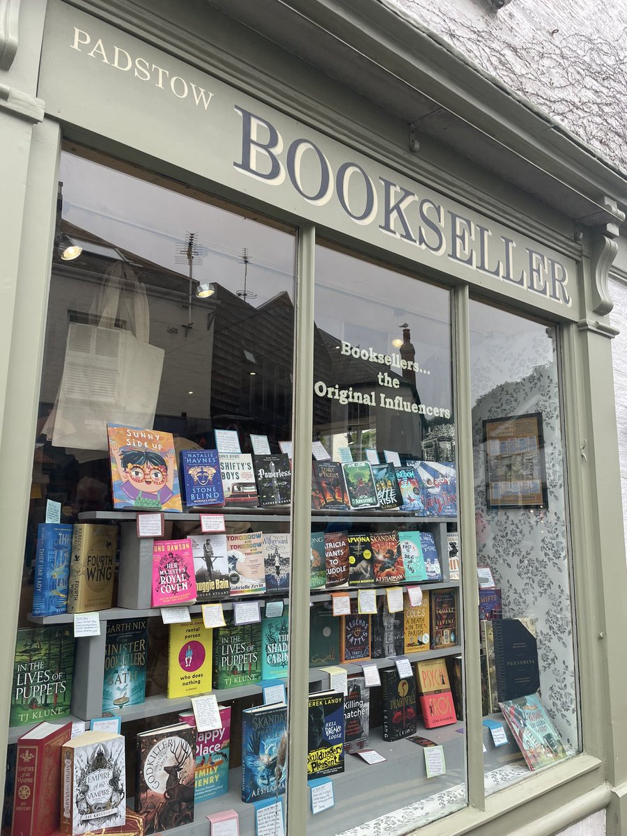 Lovely to pop into the very busy @padstowbooks today. I couldn’t sign a copy of Rural however as they’d sold all the copies of my book!