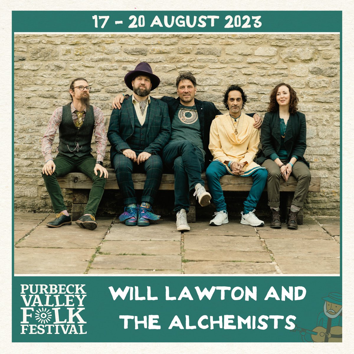 Purbeck Valley Folk Festival (@purbeckfolk) on Twitter photo We're so happy to welcome Will Lawton and the Alchemists <a href="/willlawtonmusic/">Will Lawton</a>! back to #PVFF23! This genre fluid collective fearlessly dips its foot pedals into folk, jazz, drum and bass and a smattering of indie: youtu.be/c6kLHUQHwYc Tickets here: purbeckvalleyfolkfestival.co.uk/shop/tickets/ We're so happy to welcome Will Lawton and the Alchemists <a href="/willlawtonmusic/">Will Lawton</a>! back to #PVFF23! This genre fluid collective fearlessly dips its foot pedals into folk, jazz, drum and bass and a smattering of indie: youtu.be/c6kLHUQHwYc Tickets here: purbeckvalleyfolkfestival.co.uk/shop/tickets/