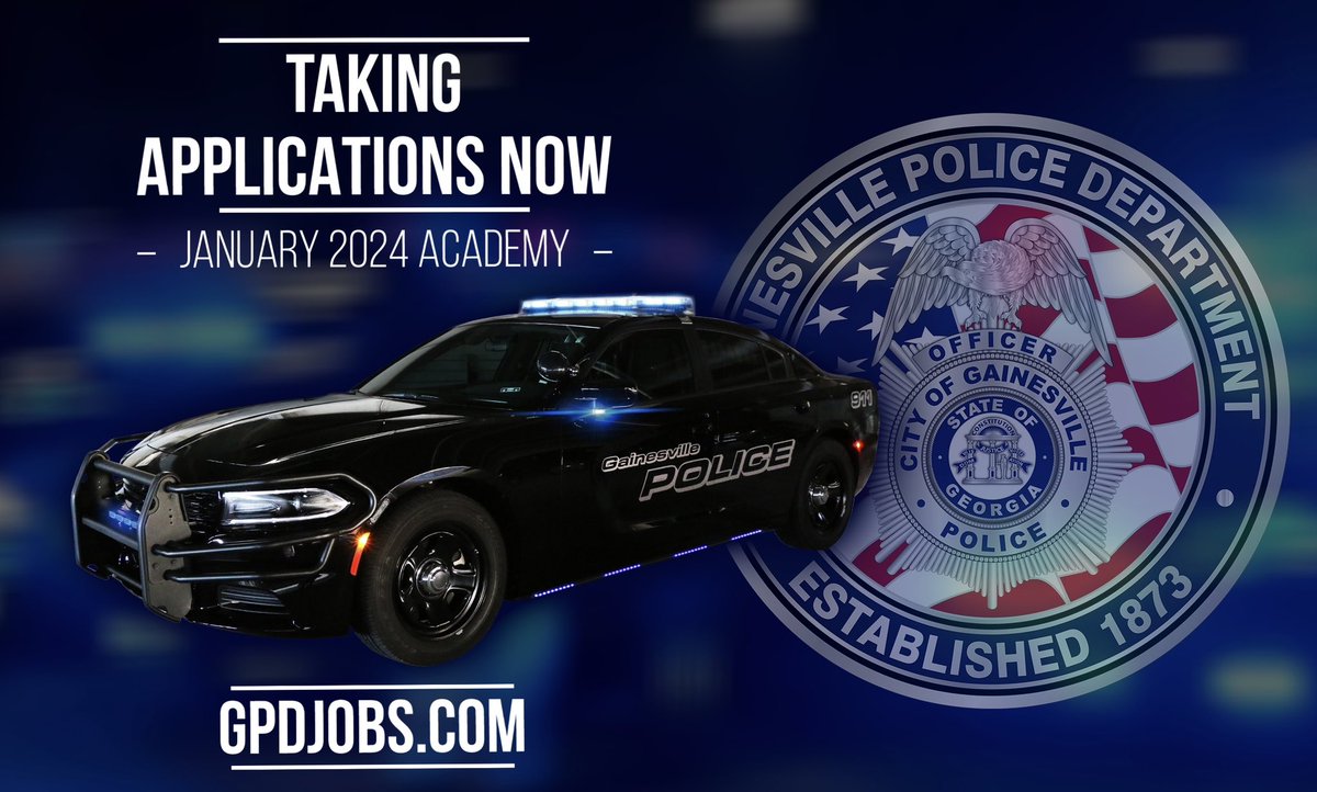 𝗛𝗶𝗿𝗶𝗻𝗴 | 𝗡𝗼𝗻-𝗖𝗲𝗿𝘁𝗶𝗳𝗶𝗲𝗱  🚔

We are now taking applications for the January 2024 police academy. Secure your spot at GPDjobs.com.