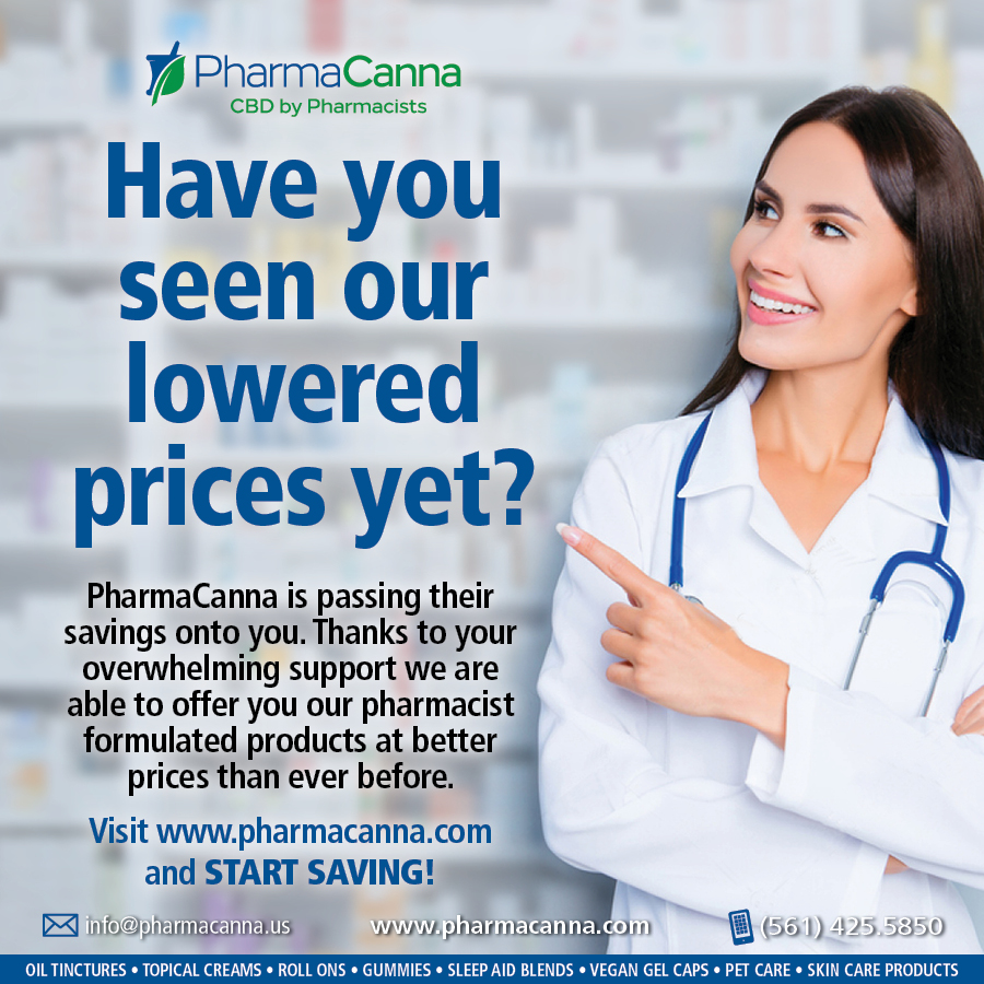 #1 Pharmacist Owned CBD Brand lowers already best industry pricing. Go to pharmacanna.com