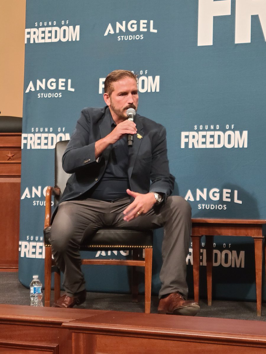 RepJohnRose's tweet image. &quot;God&apos;s children are not for sale.&quot; 
 
What a powerful message from The Sound of Freedom blockbuster about the despicable practice of sex trafficking. We must take a stand for these children. An essential step is securing our border.
 
Thanks to the actors and the hero behind the…