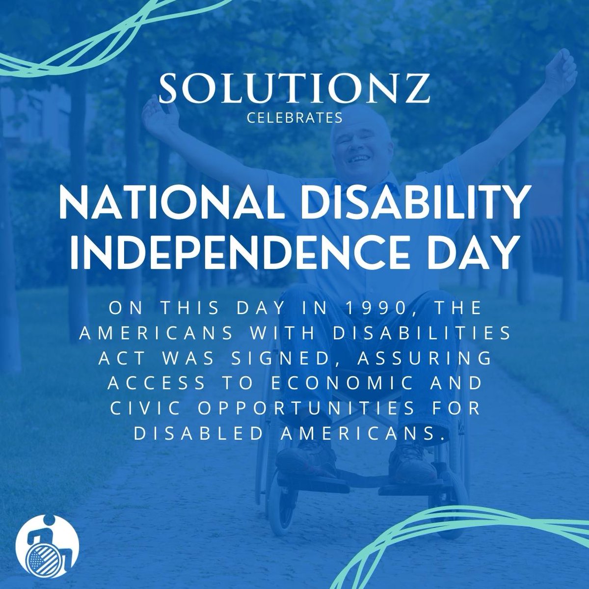 SolutionzInc's tweet image. Solutionz celebrates National Disability Independence Day!

#DisabilityIndependenceDay #TeamSolutionz #AVSolution