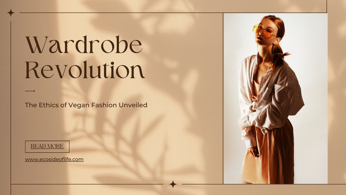 ecosideoflife's tweet photo. Step into a realm of conscious consumerism as we delve into the ethics behind vegan fashion. From eco-friendly fabrics to animal-free alternatives, learn how fashion-forward choices can make a positive impact on animals and the environment.
https://t.co/WUGPtHktlE
#VeganWardrobe https://t.co/9jFtU27Ik5