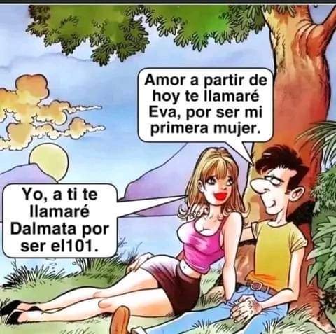 Qué más pruebas quieres que la mujer postmoderna  está poligamizada por lo tanto masculinizada. La promiscuidad las autodestruye. Ella debería llamarlo Adán y él debería llamarla 300 por la película del Rey Leonidas.