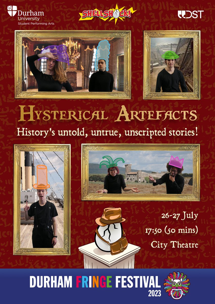 Educated Idiots Presents: Study Hell (@improvidiots) on Twitter photo We managed to catch <a href="/shellshockimpro/">Shellshock! Improvised Comedy</a> this evening at the <a href="/durhamfringe/">Durham Fringe Festival</a> - what a laugh! We had great fun watching them recreate the events of the Norman conquest of 1066, though Alastair still isn't sure he remembers an apple seed, or an XXL slingshot, on the Bayeux tapestry... We managed to catch <a href="/shellshockimpro/">Shellshock! Improvised Comedy</a> this evening at the <a href="/durhamfringe/">Durham Fringe Festival</a> - what a laugh! We had great fun watching them recreate the events of the Norman conquest of 1066, though Alastair still isn't sure he remembers an apple seed, or an XXL slingshot, on the Bayeux tapestry...