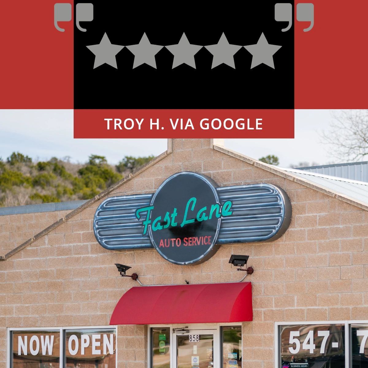 FastLaneAutoCC's tweet image. Where words fail, stars speak. #FastLaneAutoService