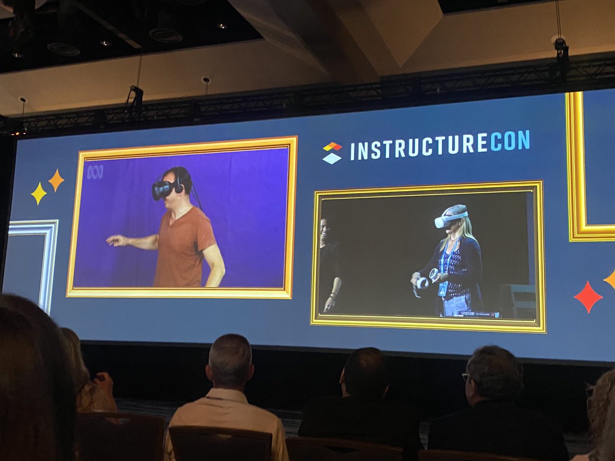 Can’t contain my excitement that @DocJordy is sharing the “Era of Imagination” using ARVR at #INSTCon23!!!!!  
I have used #ARVR4Littles with #3Ddesign4Littles to impact innovation & #DigitalCitizenship as my big #ConfettiMoment in Edu! 
 #InstSweetSuite