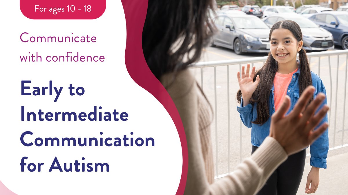 Do you have a child with #autism between 10-18 years old? Join us for Early to Intermediate Communication, an #ABA Group Therapy to help your child develop communication skills. 🙌 Find more information here: bit.ly/43xMOpT