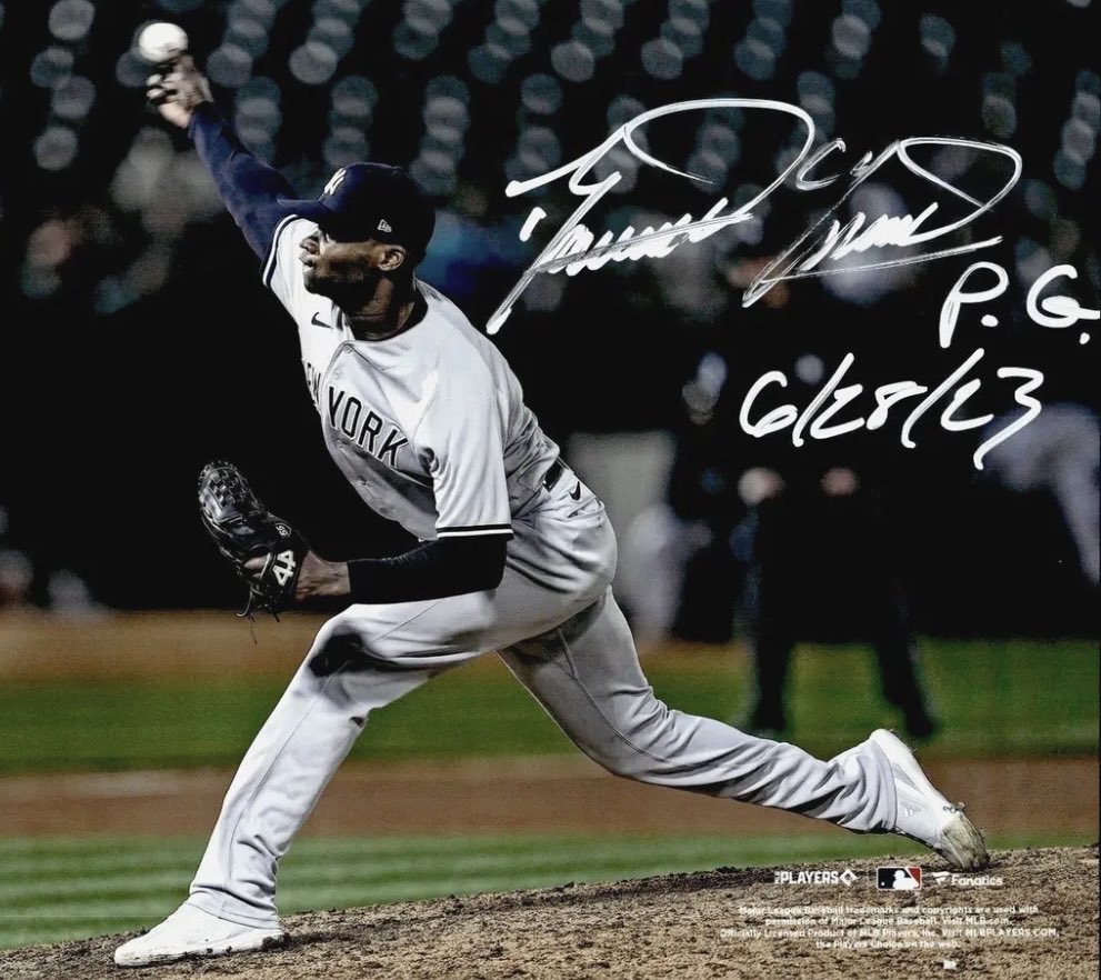 MailOrderMike's tweet photo. Signing with Yankees Perfect Game Pitcher, Domingo German!
“Mr. Perfect”
“PG 6/28/23”

Date: 8/19/23
Deadline: 8/16/23

Pricing:
Flats to 16x20 / Balls: $149
All Other Items: $199
Multi-Signed Perfect Game Items: $199
Inscriptions - $69 each 

MailOrderMike@gmail.com https://t.co/k8Au6dicVH