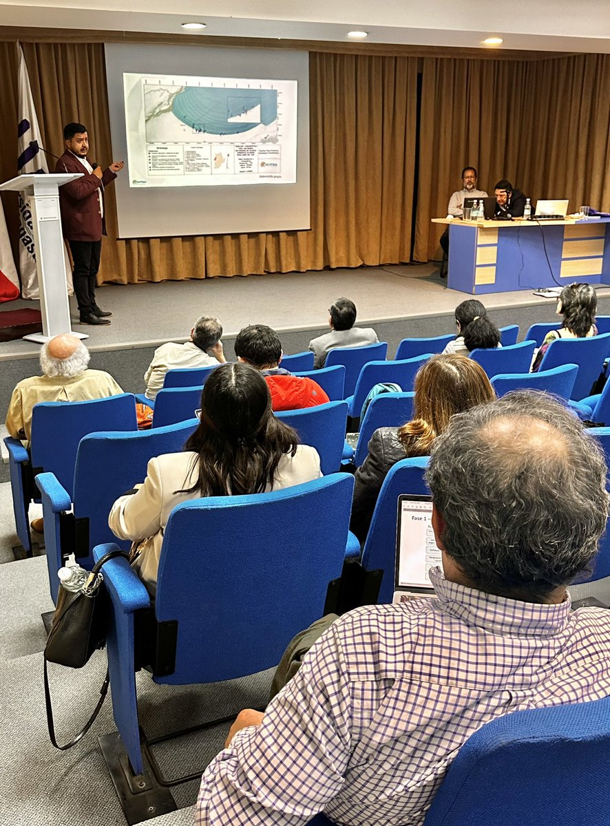 🌊 En el seminario "Bahías en Chile: Nuevos Desafíos para su Gestión" expuso Franko Arenas, ingeniero ambiental de CICITEM. En la oportunidad, compartió detalles y avances significativos del Programa de Monitoreo Bahía #Mejillones.