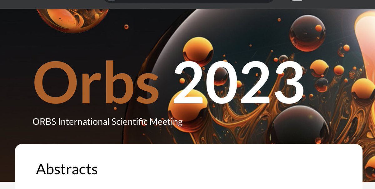 Submit your Abstract orbsmeetings.com/add-abstract/ #orbs2023 #orbsisback #orbsabstracts