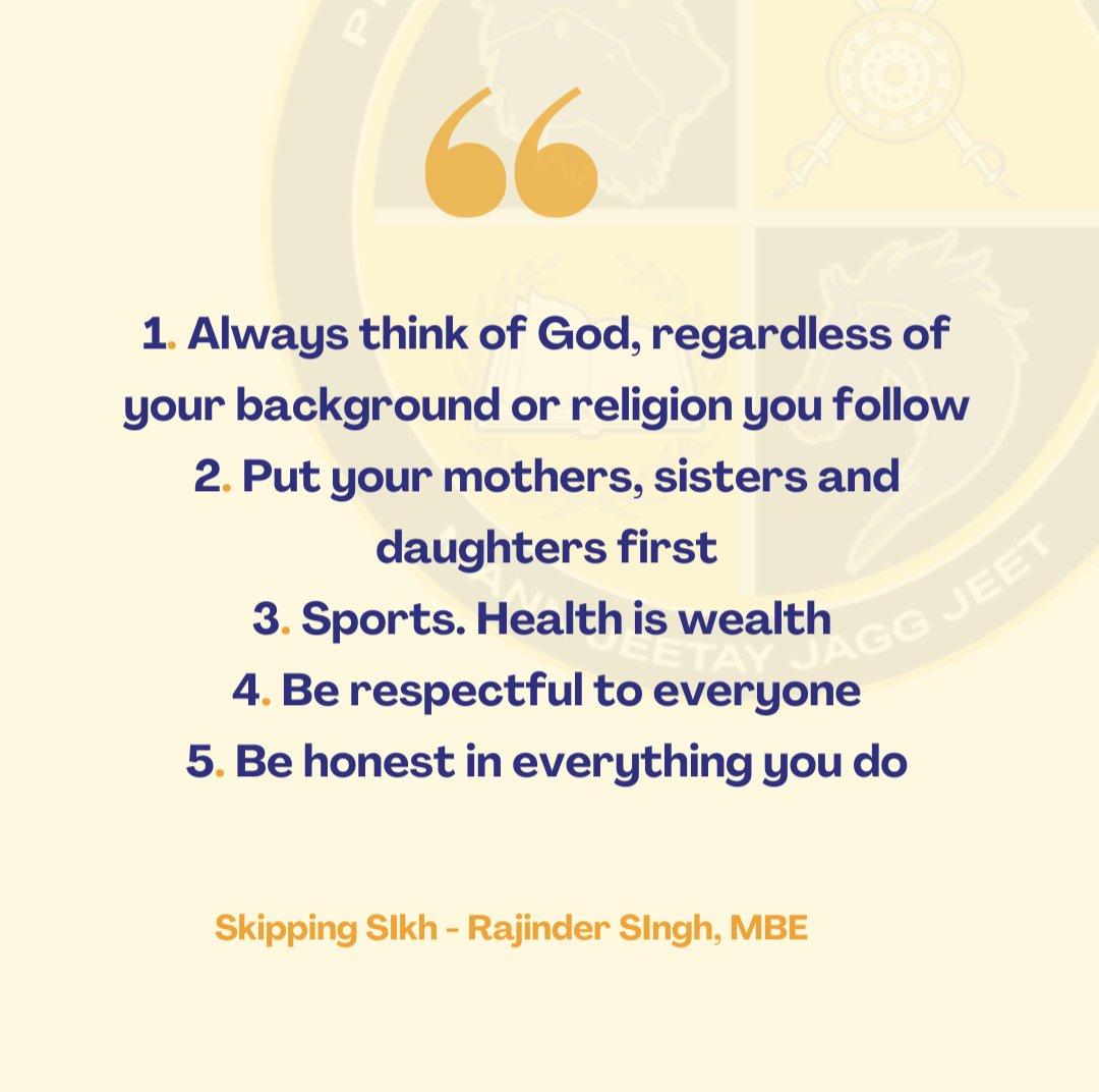 PSA_Bucks's tweet photo. When visiting our school to get our community skipping, The Skipping Sikh addressed our students to leave us with these pearls of wisdom 🙏🏽
#RAISEvalues https://t.co/thLaYu6OBK
