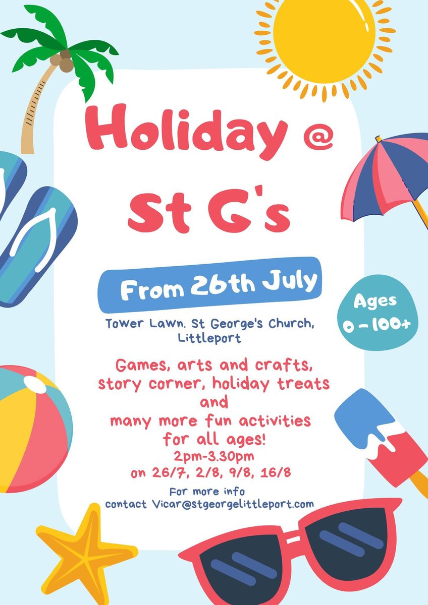We had a great ‘Holiday @ St’G’s’ today! Looking forward to next week #StGeorgeLittleport