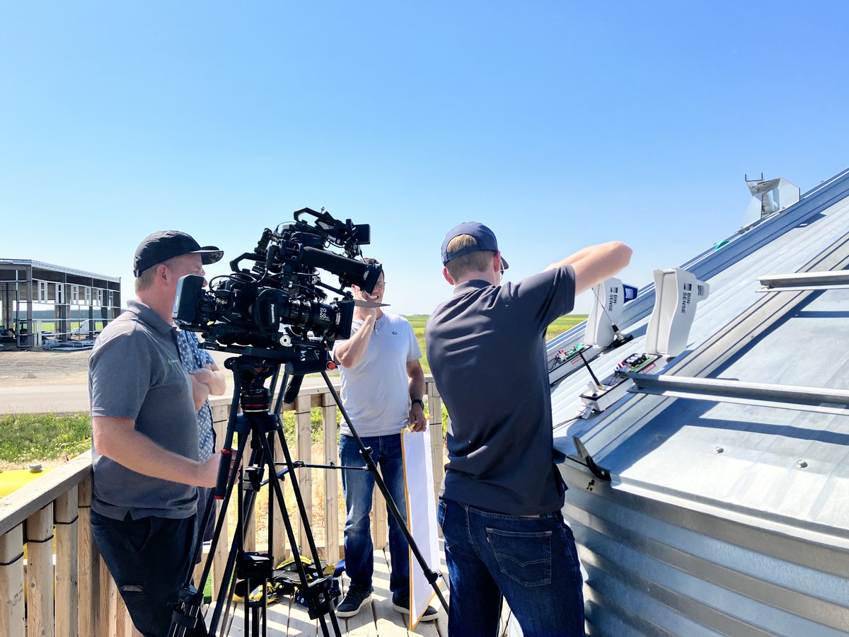 Bin-Sense (@mybinsense) on Twitter photo It was a hot 🔥 day of filming for our new Bin-Sense install videos with <a href="/HalterMedia/">HalterMedia</a>. Stay tuned for video updates to our product support playlists on the Calian Agriculture YouTube channel bit.ly/3rJslBp. #binsense #calianagriculture It was a hot 🔥 day of filming for our new Bin-Sense install videos with <a href="/HalterMedia/">HalterMedia</a>. Stay tuned for video updates to our product support playlists on the Calian Agriculture YouTube channel bit.ly/3rJslBp. #binsense #calianagriculture