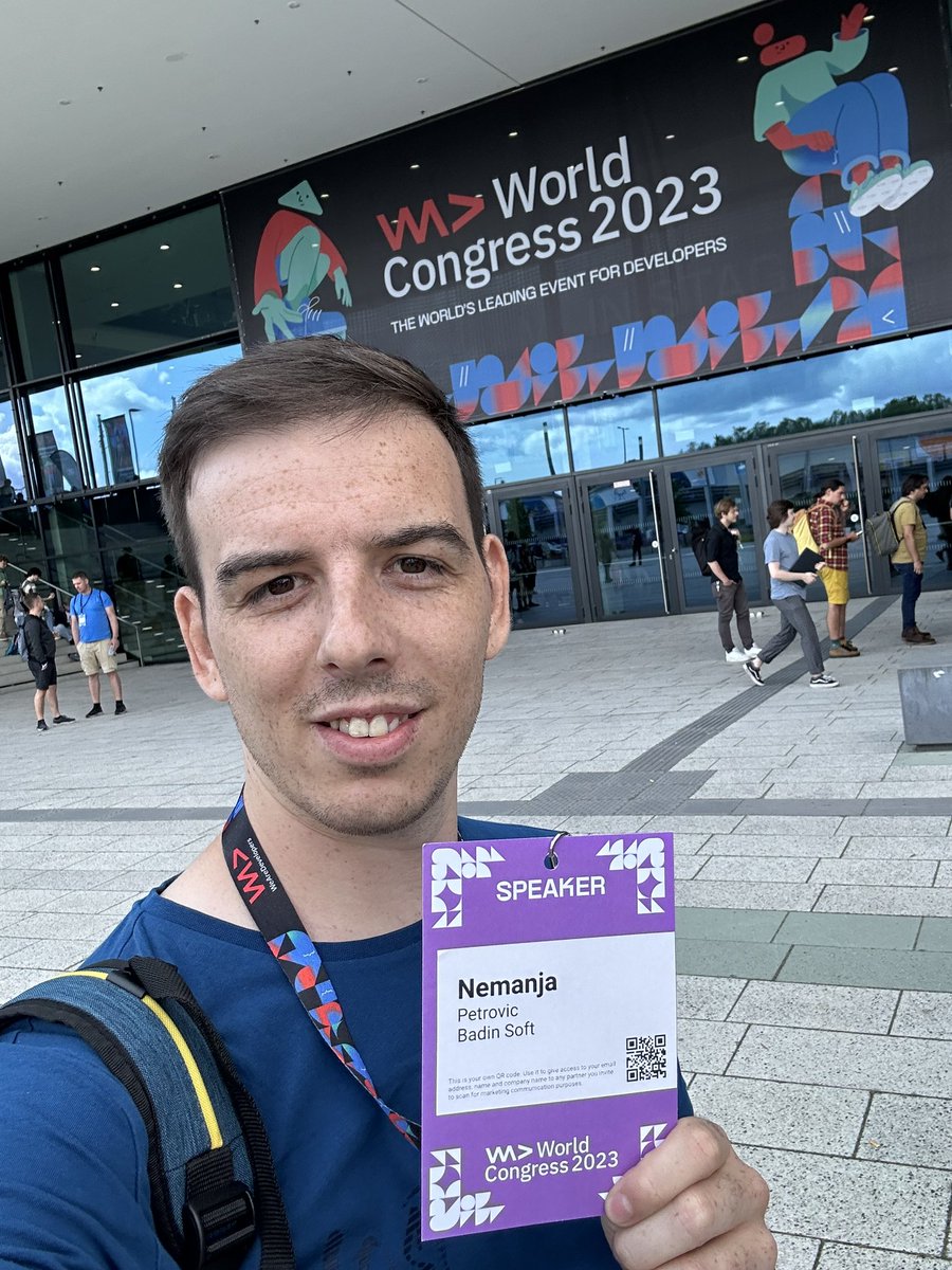 NemanjaDev's tweet photo. Thrilled to be one of the speakers at this years @WeAreDevs world congress https://t.co/jt7RLfjdhV