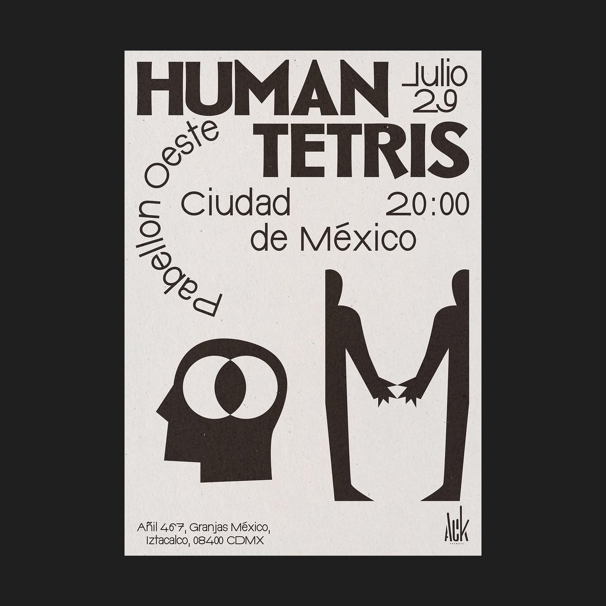 ConejosFilms's tweet photo. #HumanTetris llega el próximo 29 de Julio al Pabellón Oeste en CDMX, ¿Ya tienes tus boletos? Adquiérelos en: https://t.co/f2feggUdky 🐰🤩

Presentado por: @ack_promote https://t.co/n9wnb59q2c