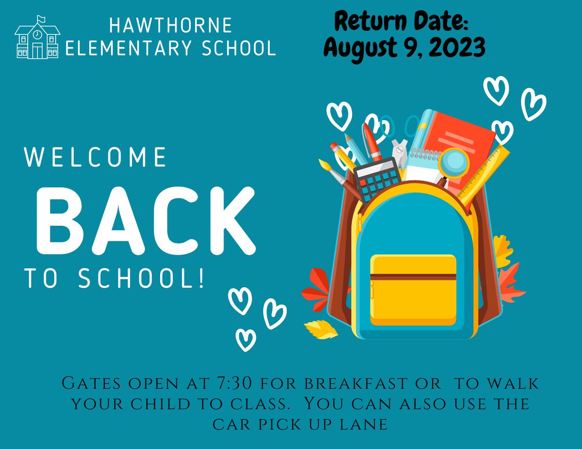 Hello Hawks!

We are excited to start the school year on August 9th!

We wanted to share that our District will be rolling out ParentSquare starting in August.  ParentSquare will be our new method of communication for our families and staff!

Visit our website for school info!