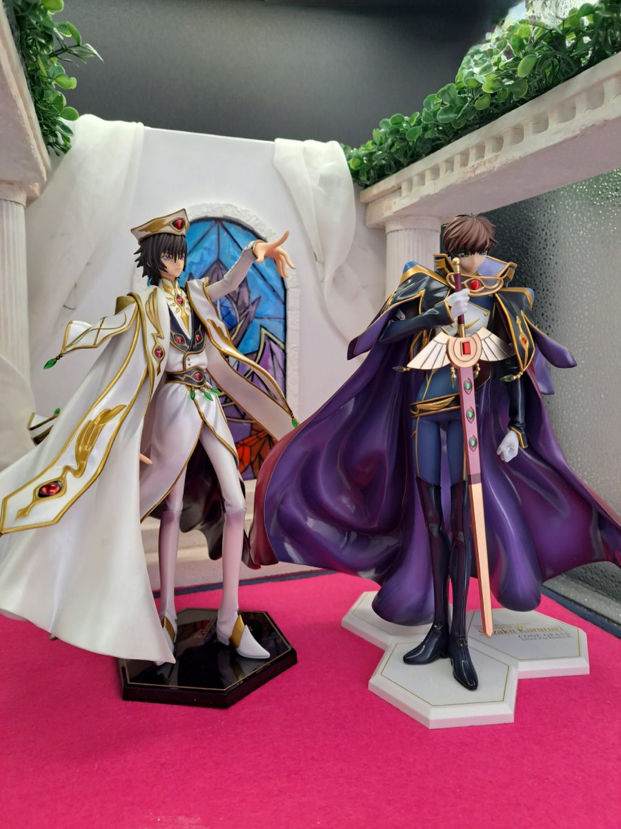 Excited to have this idea out of my head now, hahaha

Those figures look awesome!

#Diorama #codegeass #Lelouch #SuzakuKururugi