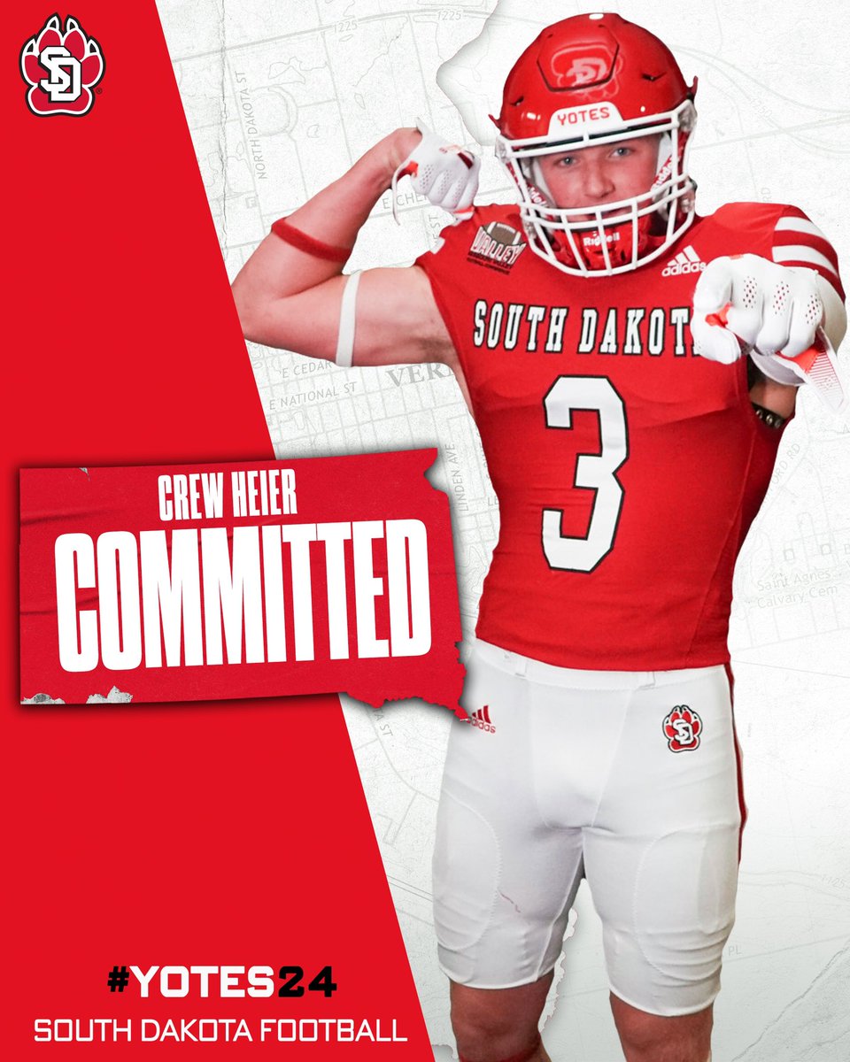 From the first time I met <a href="/CoachTJohansen/">Travis Johansen</a> &amp; <a href="/_CoachHodge/">Elijah Hodge M.Ed.</a> they made a connection with me as a player. I was fortunate to have great programs to choose from but today I am announcing my verbal commitment to the <a href="/SDCoyotesFB/">South Dakota Football</a> <a href="/CoachTaylorDB/">Miles Taylor</a> <a href="/SteveFerentz/">Steve Ferentz</a> <a href="/CoachRobSnyder/">Rob Snyder</a> <a href="/1CoachRosie/">Josh Rosenthal</a>