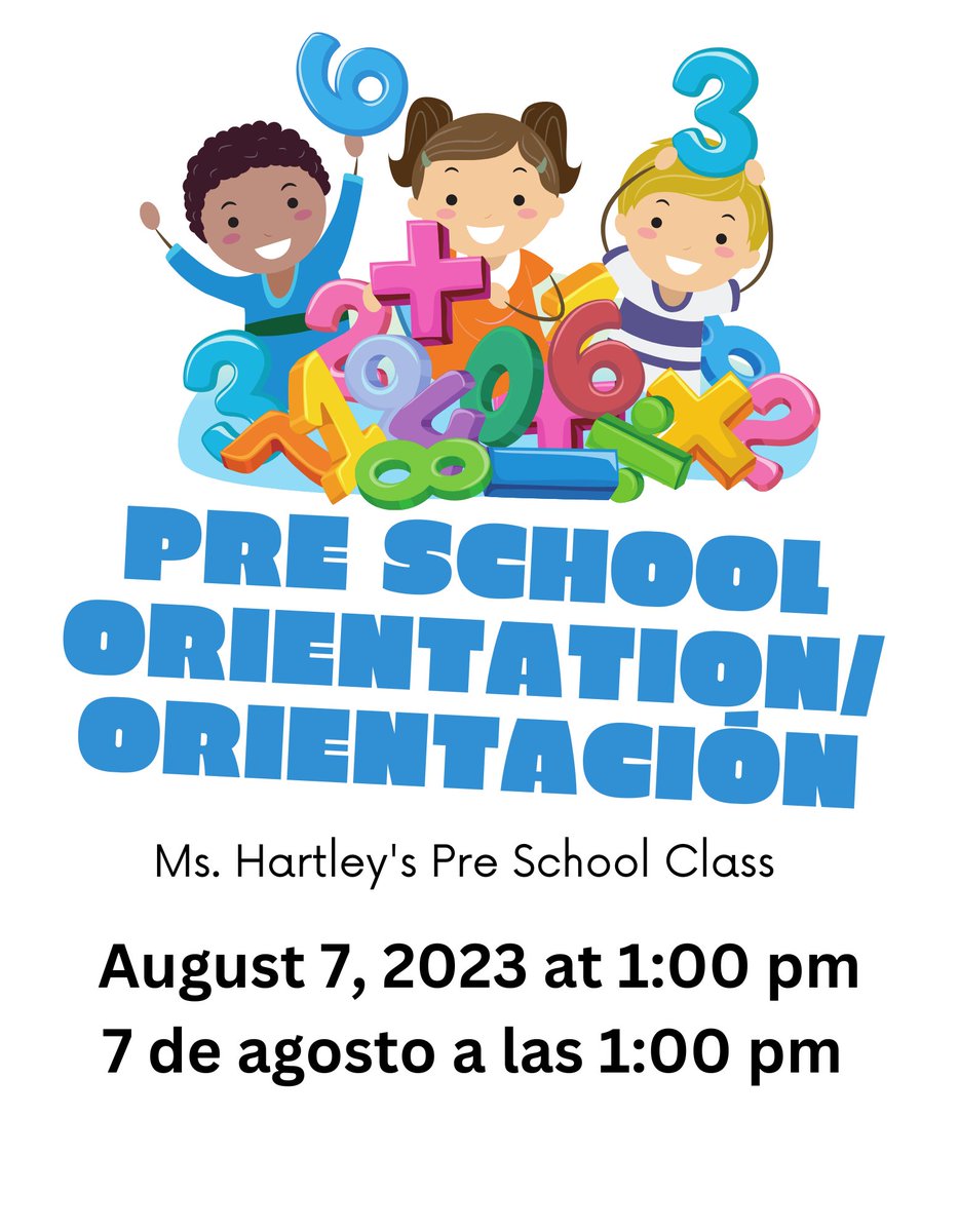 Welcome Future Hawks! 🥰😍

Mark your calendars for our PK, TK, and Kinder Orientations!