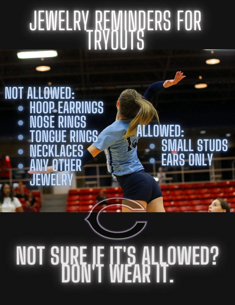 Jewelry notes for the 2023 season starting Monday @ tryouts!! 💎