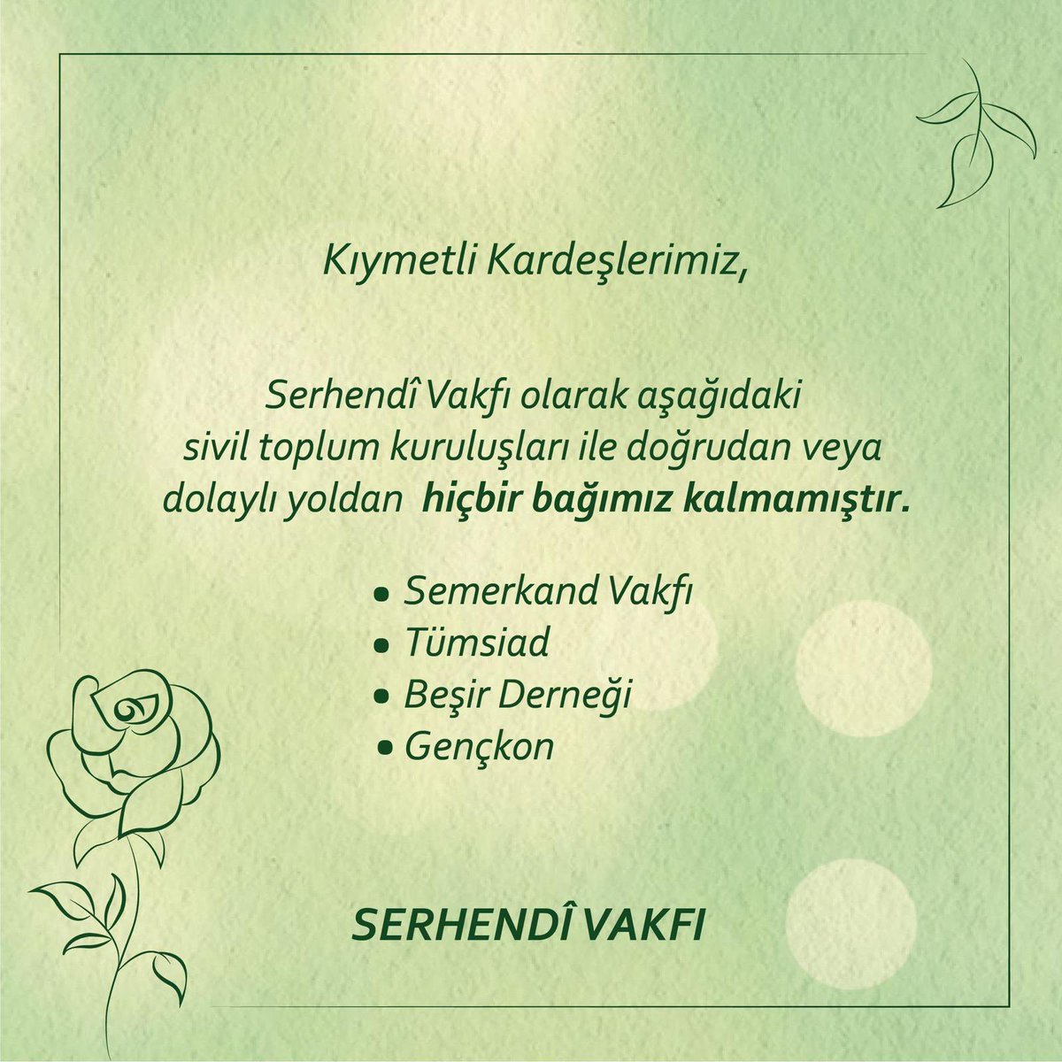 Serhendî Vakfı (@serhendivakfi) on Twitter photo 