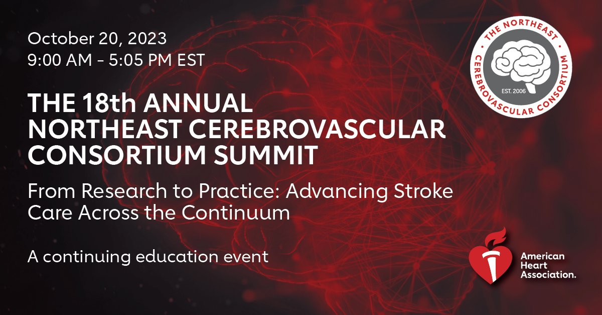SAVE THE DATE! Join us virtually for shared learning from experts across the stroke continuum @theNECC Thought leaders will cover new+emerging resrch to further bridge the gap b/n science & implementat'n. Reg opens soon. See you there! @AHAMeetings @Braindoc_MGH