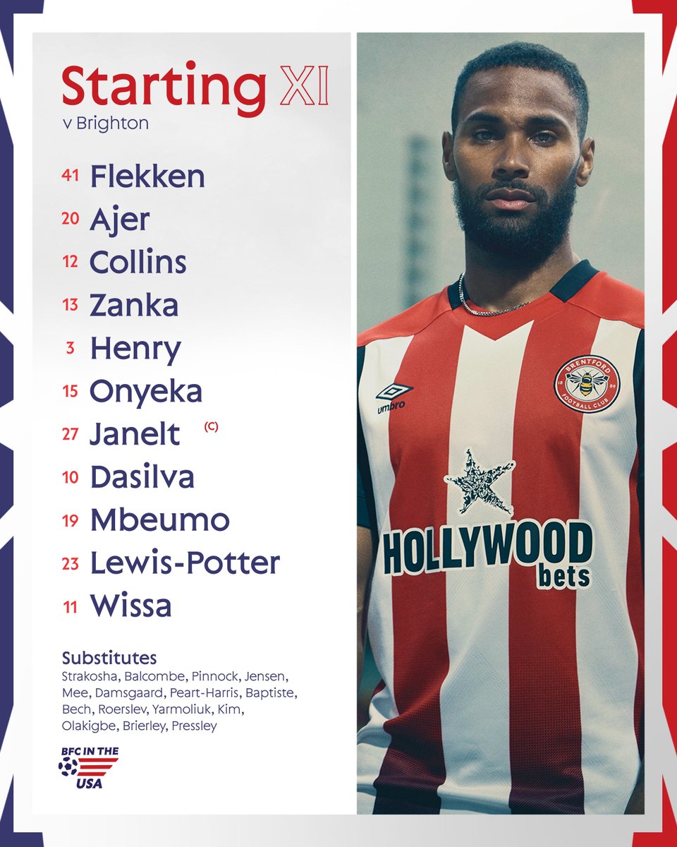 BrentfordFC's tweet photo. 🐝 Your Bees to take on Brighton tonight in Atlanta

#PLSummerSeries | #BREBHA https://t.co/gQvmBkc9sv
