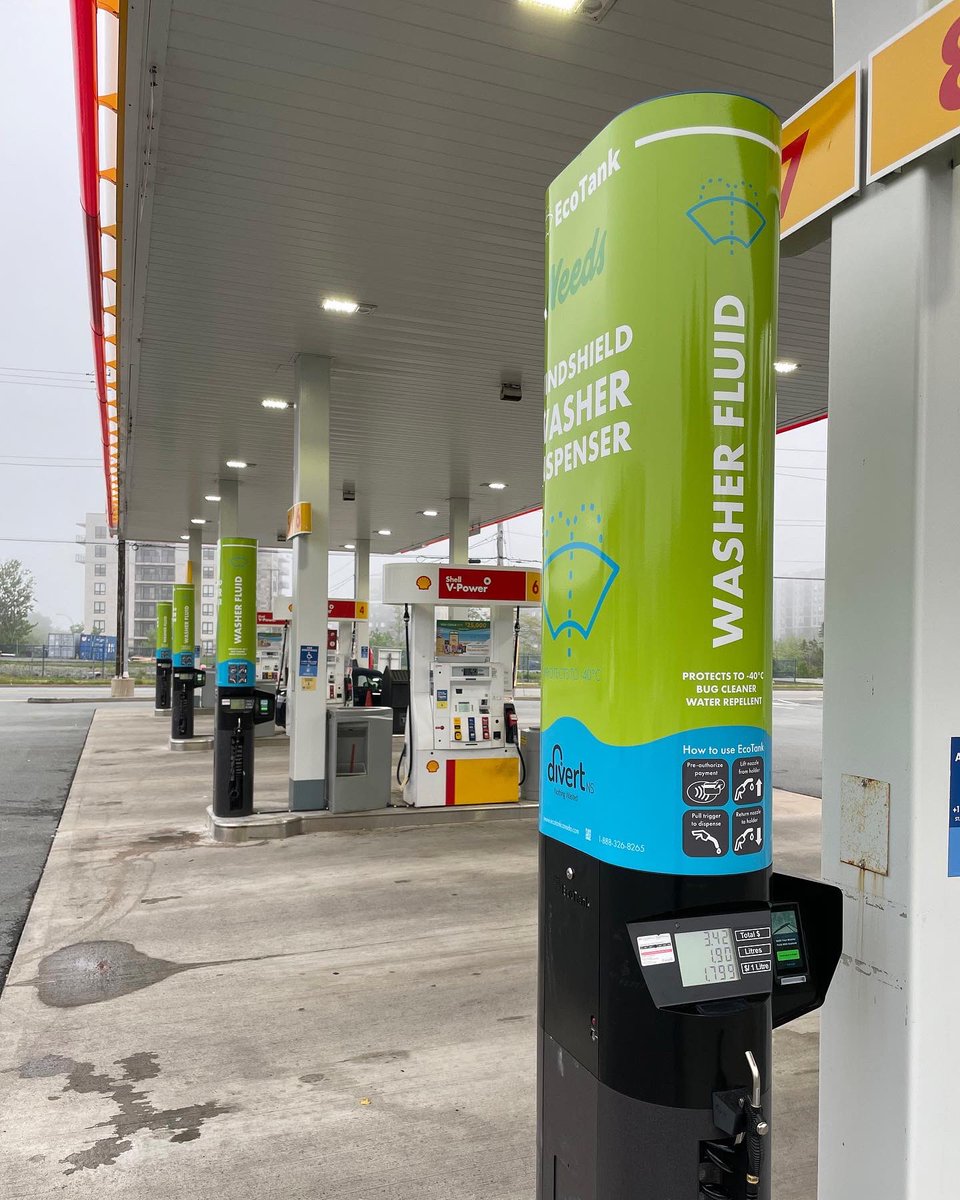 ecotankna's tweet photo. More green Needs EcoTanks located at 5 Ruth Goldbloom Dr, Halifax Nova Scotia! 💚 A beautiful line-up standing tall! Be sure to stop by and fill up on gas and washerfluid. 🌎⭐️💧@sobeys 

#gettinggreener #ecofriendly #ecotank #sustainability #refillnotlandfill #plasticfree https://t.co/S44FVR7TAi