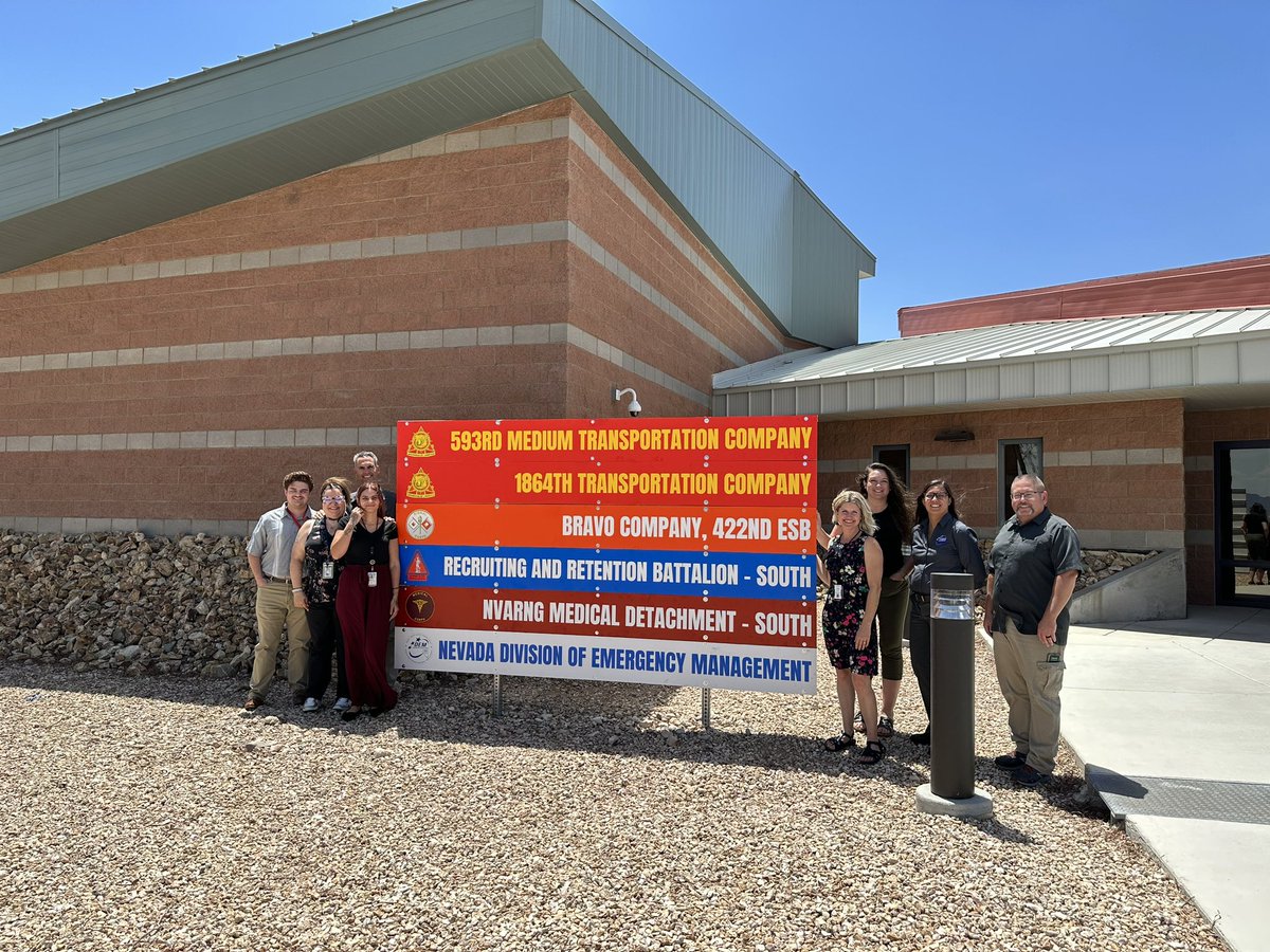 Great new sign at <a href="/NVNationalGuard/">Nevada Guard</a> Las Vegas Readiness Center which shows the integration of <a href="/NVEmergencyMgmt/">NV Emergency Mgmt</a> into Office of the Military! Thanks <a href="/ondralberry/">Ondra berry</a>