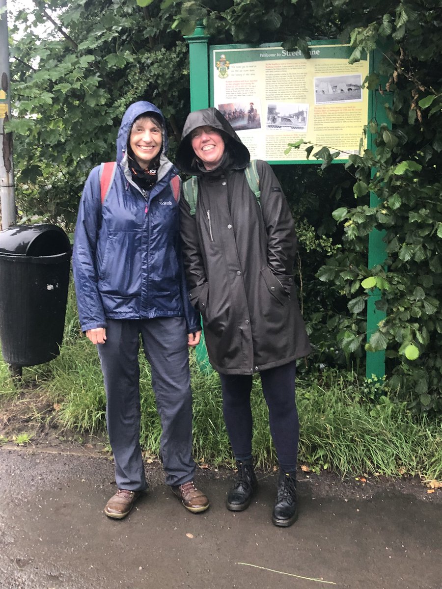 It was lovely to welcome Linda from <a href="/JogDerbyshire/">Jog Derbyshire</a> and Rachel from <a href="/Make_shiftAV/">Make/Shift</a> this evening to our <a href="/RogueRunRipley/">RogueRunnersRipley</a> Walking Group 🥾.  We didn’t quite get the weather that we ordered 😬 but once you’re wet, you’re wet 🌧️