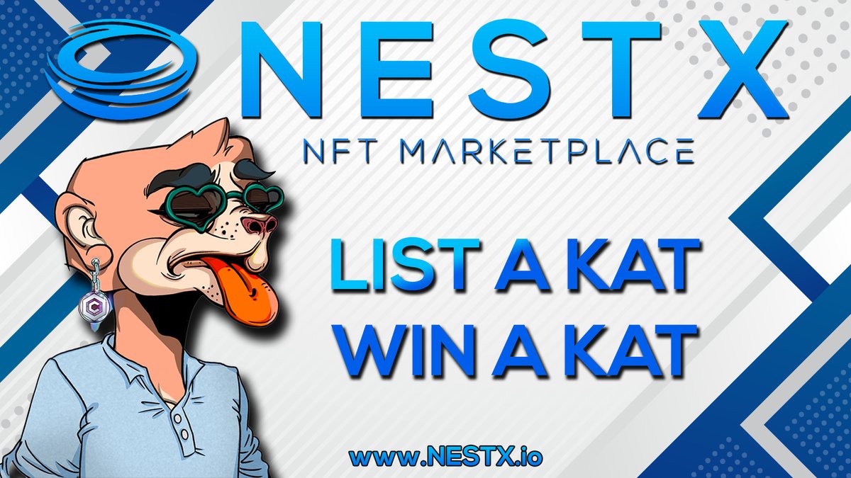 Give your KAT a nice NEST to rest! 🪹

List any NFT from the 3 collections below and enter our <a href="/MadMeerkatNFT/">Mad Meerkat Burrow | Mad Merge Live</a> giveaway!

🔹nestx.io/collection/mad…
🔹nestx.io/collection/mad…
🔹nestx.io/collection/mee…

Requirements:
1. #List your KAT (multiple entries allowed)
2. #Screenshot the