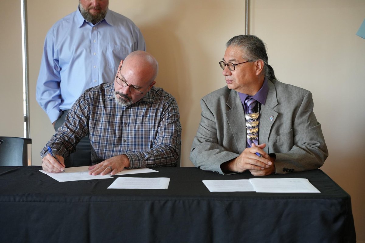 On Tuesday, July 25th, 2023 Chief Lewis Johnson signed contracts for the Seminole Nation Transportation Departments CM/GC kick-off meeting for their suite of 17 bundled construction projects.