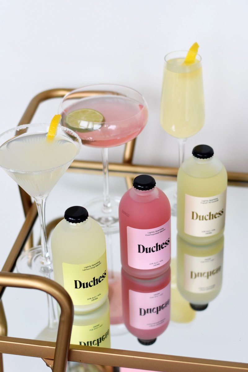 Ready to be served in your best glassware. duchesscocktails.com