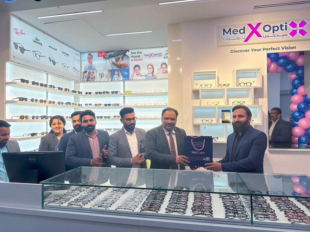 MEDX OPTIX Enhancing Eye Care Services:Medx unveils state-of -the -Art Optics Shop.