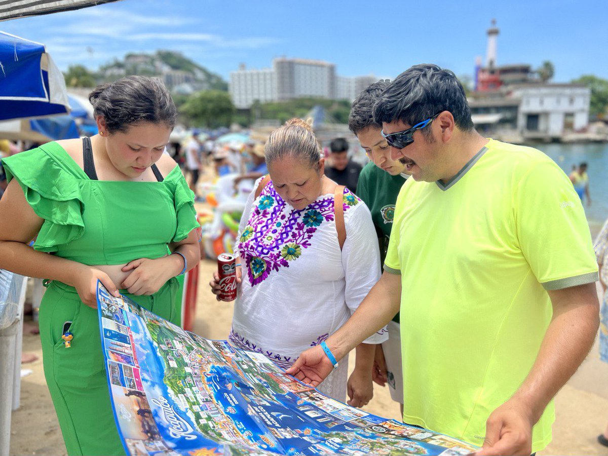 EvelynSalgadoP's tweet image. Al pueblo guerrerense nos caracteriza la hospitalidad con la que recibimos y atendemos a nuestros visitantes. Por ello instruí a @Sectur_Guerrero trabajar arduamente durante este #Verano2023, realizando recorridos de acercamiento con prestadores de servicios turísticos del