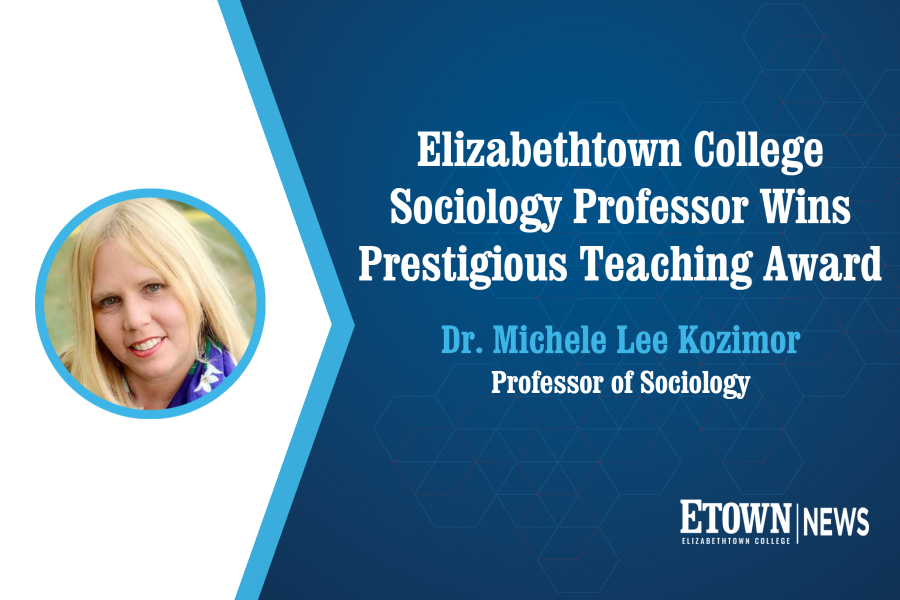 Congratulations to #etowncollege Professor of Sociology, <a href="/MicheleLeeKoz/">Dr. Michele Lee Kozimor</a>, who was recently named the 2023 recipient of the Carla B. Howery Award for Developing Teacher-Scholars by the <a href="/ASAnews/">ASA Sociology</a> Section on Teaching &amp; Learning! #EtownExcellence

Read more: bit.ly/44YlYbr.