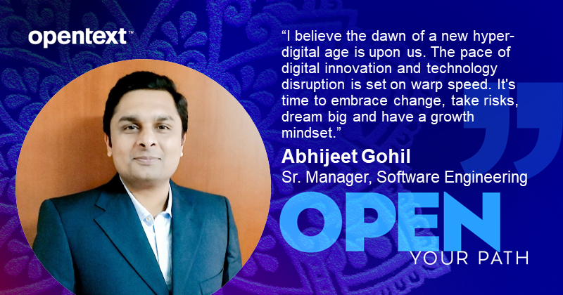 OpenText's tweet photo. The world is rapidly changing in this new era of technology and digital innovation. Embrace new challenges and join @OpenText on our journey to lead this change. #TeamOpenText https://t.co/E8rnQWoWaZ https://t.co/LM21FtPaxj
