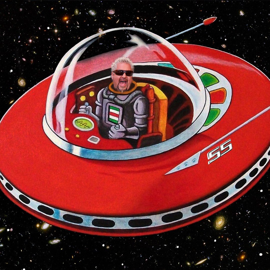 flavortown's tweet photo. Plot Twist: UFOs are just looking for America's greatest diners, drive-ins and dives 🛸 https://t.co/SiwOnuGLJP