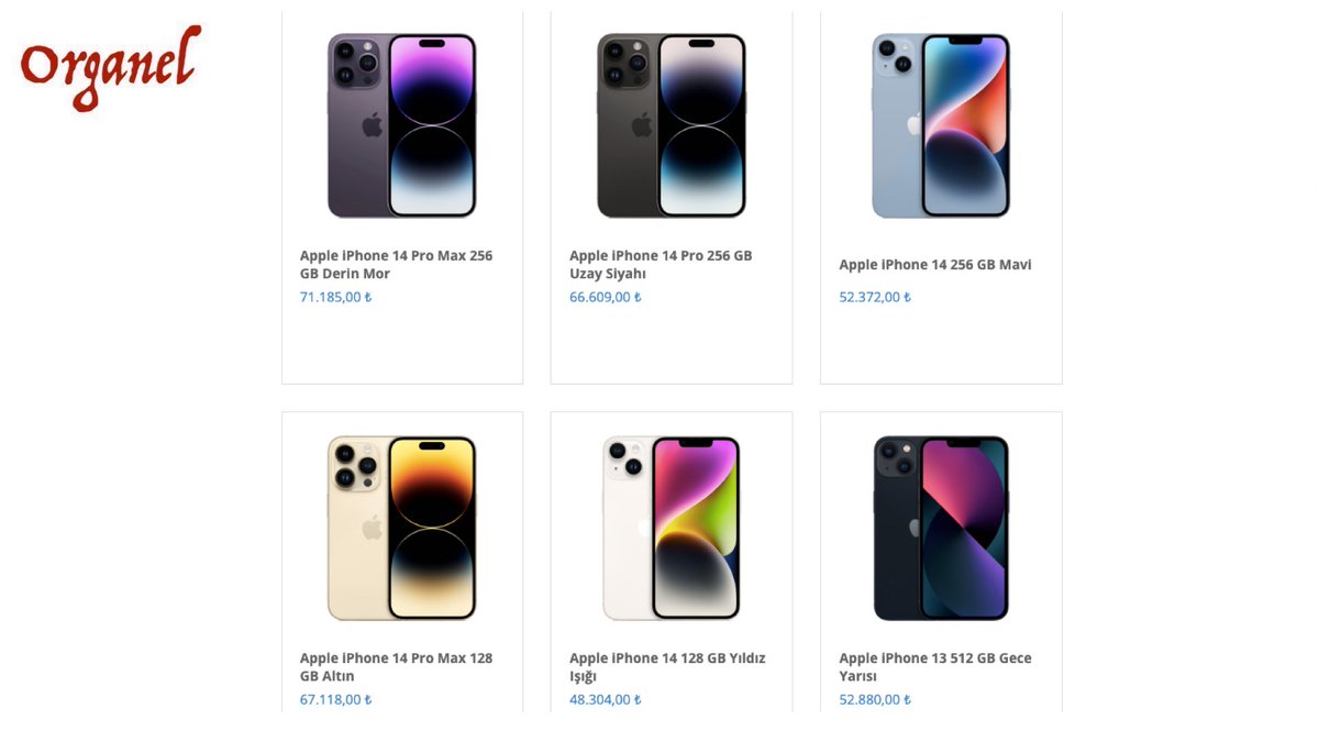 26 Temmuz 2023
KVK
Stoktaki Apple iPhone 14 Modelleri
Kısa Bir Süre İçin  Kredi Kartına Sıfır Komisyon

İletişim Kuralım!
Eposta  : orgqnel.com.tr@gmail.com
WatsUpp :  +90501 234 53 53
Message direct : @ORGANEL_BMI_LTD

Adres: Kayasultan Sok 70/1 Kozyatağı Kadıköy