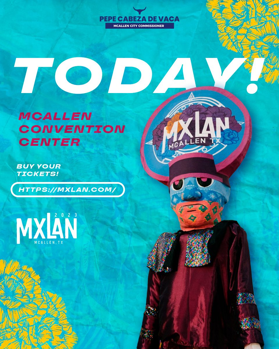 Today is the day! MXLAN opens today with a lot of great events that you don't want to miss. Remember that today general admission is FREE. Join the fun at McAllen Convention Center, for more info please go to mxlan.com