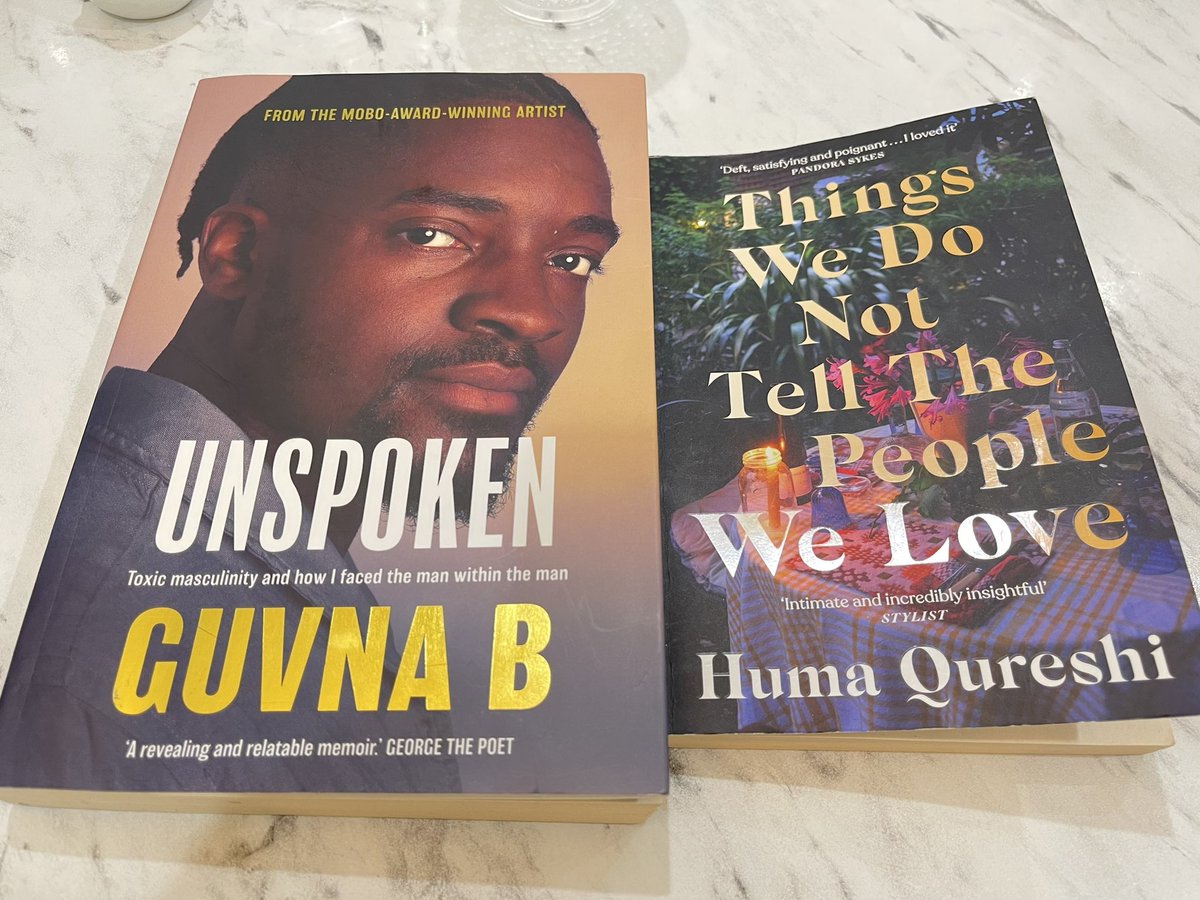 So this evening our book club met to talk about  Unspoken by @GuvnaB and Things We Do Not Tell The People We Love by @huma_qureshi_uk  A fabulous evening was had by all and there was lots to talk about and discuss 📚